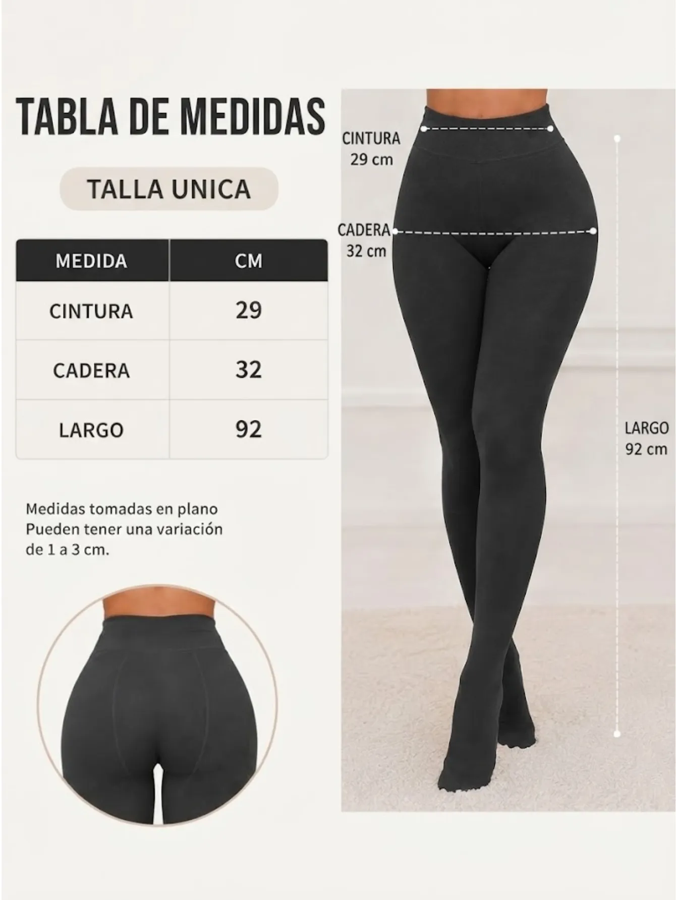 3303-UNI-N media de mujer 15531